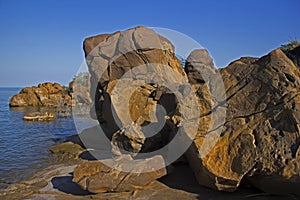 150 million old Fossils at Kutch, GUJARAT, India photo